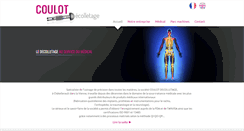Desktop Screenshot of coulot-decolletage.com