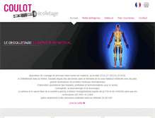 Tablet Screenshot of coulot-decolletage.com